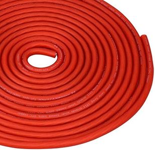 Conext Link Full Gauge Battery Power Cable Ground Wire OFC Copper (Frost Red, 4 AWG 25ft)