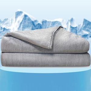 Pasper Kühldecke 150 x 200 cm - Selbstkühlende Sommerdecke für Menschen - Kalte Decke für den Sommer - Kühldecken Bett reduziert die Temperatur um 2 bis 5 Grad