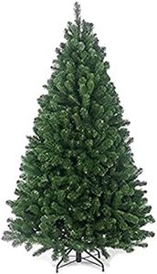 Abaseen Green 6ft Artificial Christmas Tree 1000 Tips Xmas Tree Strong Stand Easy Assembly Foldable Reusable Indoor Outdoor Decoration for Christmas