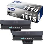 Pack of 2 MLT-D111S Toner Black Compatible with Samsung MLT D111S MLT-D111L Printer Cartridges for Xpress M2070w Toner M2070 M2026w M2026 M2070fw M2020 M2020w M2022w M2022 M202x