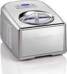 Cuisinart Professional Gelato and Ice Cream Maker, rich gelato, refreshing sorbet or frozen yoghurt using fresh ingredients - Silver, 220V, No need to pre-freeze the bowl