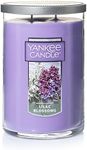 Yankee Candle Lilac Blossoms Scented, Classic 22oz Large Tumbler 2-Wick Candle, Over 75 Hours of Burn Time