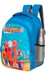 Polyester kids Primary School Backpack, 30 Litres, Motu Patlu Print, for Nursery to 5th Standard Boys and Girls Tuition Lightweight cartoon Picnic Bag