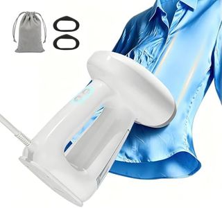 QaqOee Vacuum Steamer for Clothes, 3000Pa Auto-Grip Suction Handheld Garment Steamer, 20S Fast Heat,Dual Modes 1000W for Travel Steam Iron, Business & Trip, No Ironing Board Required