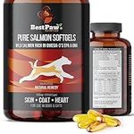 Wild Alaskan Salmon Oil for Dogs and Cats - Omega 3-6-9 Supplement, Dog Food Topper, Itchy Skin Relief, Coat Support, and Immune System Booster - Pure & Natural Fish Oil for Healthy Pets - 120 Soft Gels