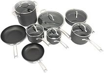 Calphalon Classic Nonstick Cookware Set, 14-Piece, Grey (1943336)