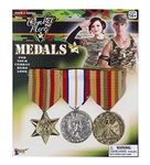 Forum Novelties Combat Hero Medals Standard