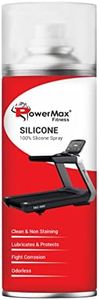 PowerMax Fitness Silicone Oil Lubricant Spray for Treadmill (500ml), Use For Equipment Applications Extra Long Control Flow Applicator Easy To Use On All Treadmills