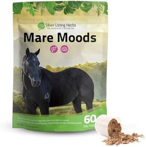 Silver Lining Herbs Mare Moods Horse Calming Supplement - Natural Hormone Balance & Calm for Horses - Herbal Horse Supplements for Mood & Reproductive Support - 1 lb 60-Day