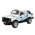 WooZee.. Explorer Sport White Jeep Kids Toy with Pull-Back Action and Realistic Design