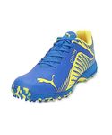 Puma Mens 22 FH Rubber VK Ultra Blue-Yellow Blaze-White Cricket Shoe - 8 UK (10671306)