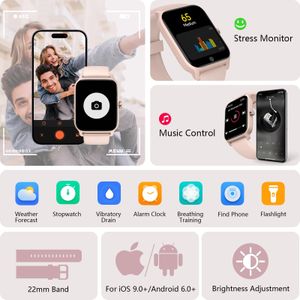 Women’s Smart Watch with Alexa, 1.8" HD Display