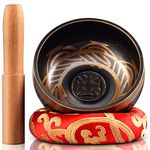 Rovtop Tibetan Singing Bowl Set for Meditation Chakra Healing, Prayer,Yoga, and Healing Through Vibration Buddhism Singing Bowl