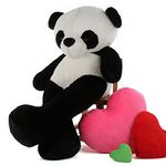 ToYBULK Panda Teddy Bear, Teddy Bear 5 Feet for Girls, Soft Toys for Girls, Big Teddy Bear, Toys for Girls/Wife/Girlfriend/Husband, (5 Feet, Panda)