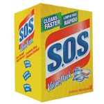 S.O.S. Steel Wool Soap Pads, (50 per Box) AS