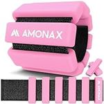 Amonax Adjustable Ankle and Wrist Weights Set, Fitness Leg Weights for Women Men, 1lb/2lb Pair for Strength Training, Pilates Weights Running Swimming Weights, Hand Arm Weights for Yoga, Dance