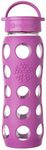 Lifefactory Classic Cap Glass Water Bottle, 650ml, Huckleberry, LF230201C4AUS