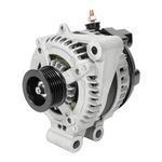 Kozlira Alternator Compatible with Range Rover 10-12, Land Rover LR4 10, Jaguar F-Pace/F-Type/XE/XF/XFR/XFR-S/XJ/XJR/XJR575/XK/XKR/XKR-S, 10-20#Replace 104210-5360 12V 150A 6-Groove Pulley Alternator