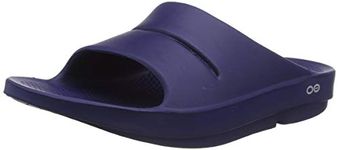 OOFOS - Unisex OOahh - Post Exercise Active Sport Recovery Slide Sandal - Navy - M7/W8 UK (41 EU)