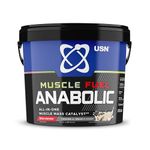 USN Muscle Fuel All-In-One Muscle Mass Gainer, Cookies & Cream Flavour, 54g Protein Powder, 5g Creatine Powder & 5g BCAA Powder For Maximum Muscle Growth, Post Workout Recovery Drink Mix - 4kg