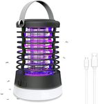 Zapoop Fly Zapper, Outdoor Waterproof USB Mosquito killer lamp, Electric Camping Fly Killer, Compact and Easy to Carry, Including 3 Light Modes, with a use Time to 50h