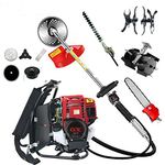 CHIKURA GX50 Multi 10 in 1 Backpack Brush Cutter 4 Stroke Engine Grass Edger Trimmer strimmer Tiller Weed Wacker