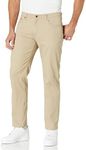 Amazon Essentials Men's Straight-Fit 5-Pocket Stretch Twill Pant, Khaki, 31W x 30L