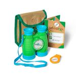 Melissa & Doug Let's Explore Binoculars & Compass Play Set | Kids Outdoor Activity Set, Toy Binoculars, Camping Sets For Kids, Kids Binoculars Ages 3+