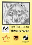 True-Ally A4 Translucent Tracing Paper 90GSM | Printable (Laser Only) | 250 Sheets