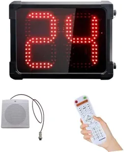 GAN XIN LED Shot Clock Programmable 14/24/30 Seconds Countdown for Basketball Game (GO2D-8R)