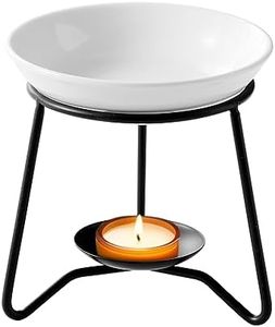 WD&CD Ceramic Tealight Candle Holder Oil Burner, Essential Oil Incense Aroma Diffuser Furnace Home Decoration Romantic Design