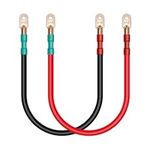 Golf Cart Battery Cables 4 AWG 18in for EZGO TXT 1994-UP 36V/48V 4 Gauge Pure Copper Wire