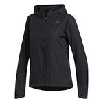 adidas Women's Own The Run Hooded Jacket, Black, Small