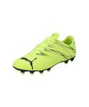 Puma Mens ATTACANTO FG/AG Electric Lime-Black Football Shoe - 9 UK (10747707)