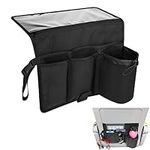 Cosmos Airplane Seatback Organizer Flight Travel Essentials Seat Back Storage Bag Airline Seat Hanging Pockets for Tablet, Magazines, Phone and Water Bottle | Keep Personal Items Clean & Organized