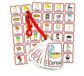 kids2learn Food and Drink Picture Communication Flash Cards for Non Verbal Communication Autism Speech Therapy