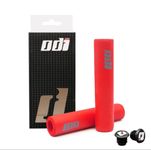 FCC RACING Present ODI Bicycle Grip Handlebar Grips Soft Bike Accessories (Red)