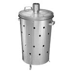 Denny International® FIRE INCINERATOR 90L Fast Burner Holes All The Way Up for Paper and Garden Rubbish