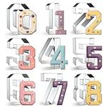 FUSOTO 9PCS Number Cookie Cutters S