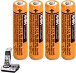 NI-MH AAA Rechargeable Battery 1.2V 630mah 4-Pack AAA rechargeable Batteries for Panasonic BT Gigaset Cordless Phones