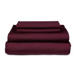 MyPillow Percale Bed Sheets, Queen, Mulberry