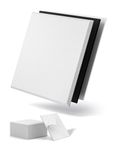 Mass Loaded Vinyl Sound Proofing Panels, 12 Pack Self-Adhesive Soundproofing Panels for Walls, Doors, Sound Absorbing & Soundproof Acoustic Panels for Room, Bedroom, Studio, 12" x 12" x 0.4", White