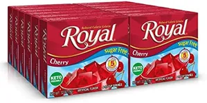 Royal Cherry Gelatin Dessert Mix, Sugar Free and Carb Free (12 - .32oz Boxes)