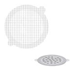 30Pcs Disposable Shower Drain Hair Catcher, Monqueen Shower Drain Hair Catcher Disposable Hair Drain Catcher Shower Drain Cover Hair Catcher, Bathtub Tub Drain Hair Catcher Mesh Drain Cover