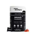 Man Matters Pure Shilajit/Shilajeet Gummies with Lab-Tested Fulvic Acid & KSM 66 Ashwagandha | Boosts Fitness, Improves Energy Levels & Helps Manage Stress | No Added Sugar | Pack of 30