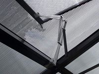 BIBISTORE Solar Auto Ventilation Window Opener with Two Springs for Hothouse Greenhouse Coldframe