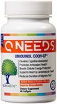 QNeeds® Ubiquinol 100 mg Coenzyme Enhanced Delivery for Maximum Absorption, Enhanced Mitochondrial Support, Antioxidant for Heart Health, 60 Count Softgels