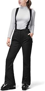 33,000ft Pantalon de ski pour femme - Pantalon d'extérieur imperméable et coupe-vent - Pantalon softshell chaud doublé - Pantalon de neige - Pantalon de snowboard - Pantalon de ski de fond - Pantalon