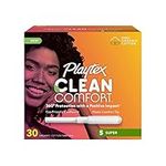 Playtex Clean Comfort Tampons Super 30ct