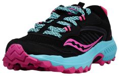 Saucony Women's, Excursion TR15 Trail Running Shoe, Black/Turquoise, 9